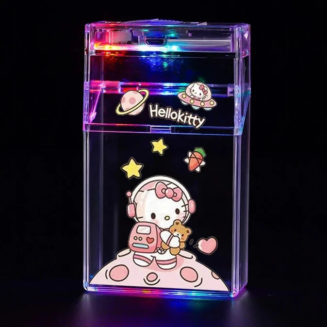 GLOW KITTY FLAME CASE LIGHTER