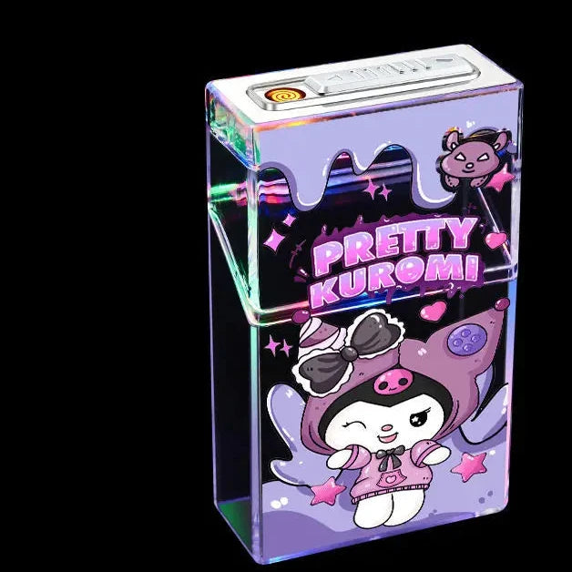 GLOW KITTY FLAME CASE LIGHTER
