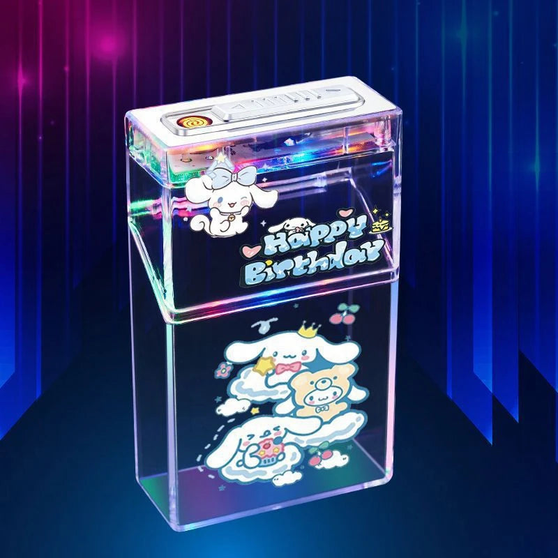 GLOW KITTY FLAME CASE LIGHTER