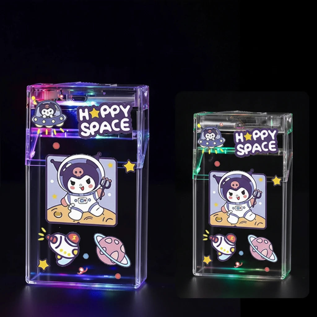 GLOW KITTY FLAME CASE LIGHTER