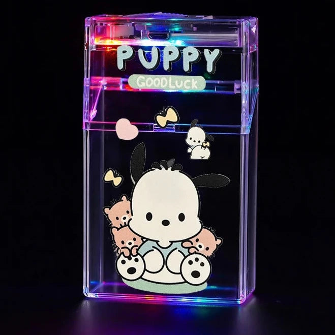 GLOW KITTY FLAME CASE LIGHTER