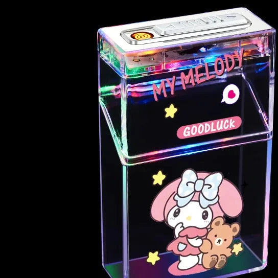 GLOW KITTY FLAME CASE LIGHTER