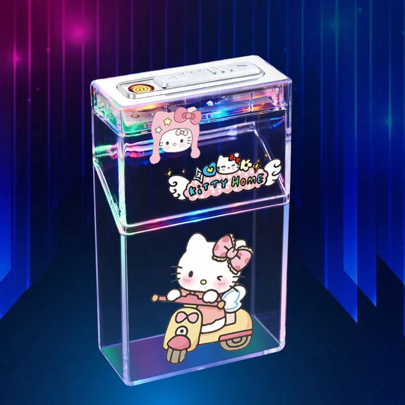 GLOW KITTY FLAME CASE LIGHTER