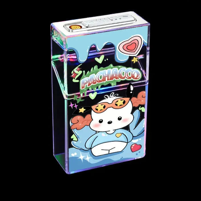 GLOW KITTY FLAME CASE LIGHTER